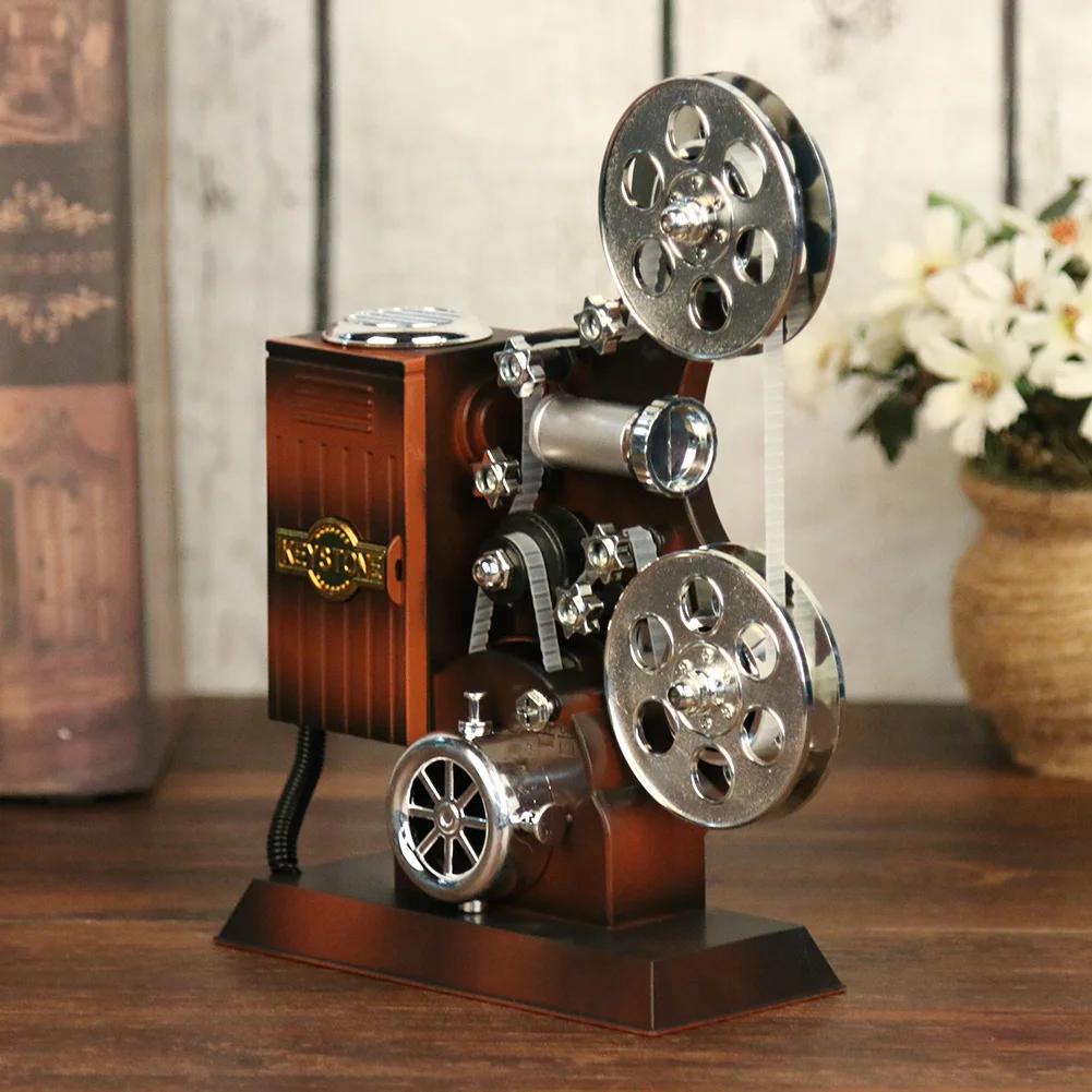 Movie Projector Mechanical Music Box Birthday Presents Antique Musical Box Holiday Supplies Retro for Girlfriend Valentine Gifts