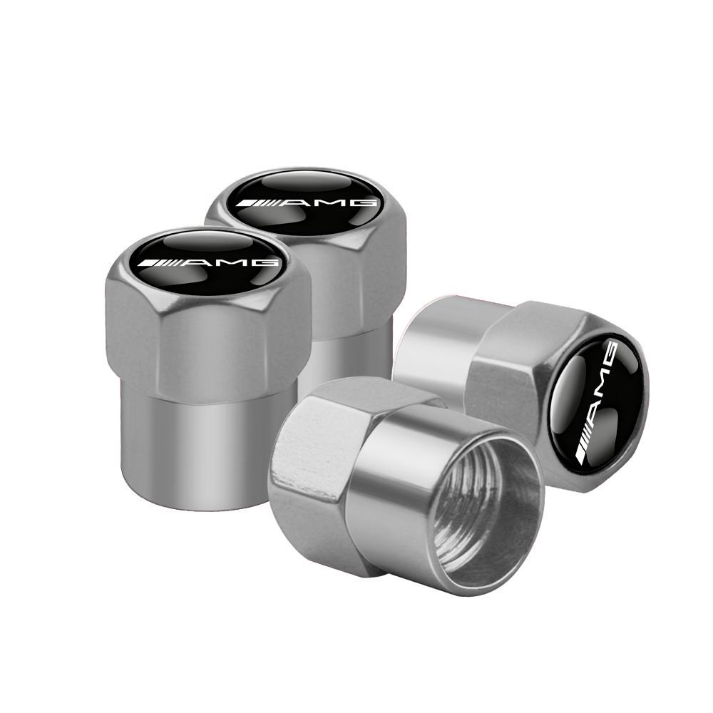 CRT1 Car Tire Valve caps Emblem metal sticker For Mercedes Benz W203 W204 W168 GLC GLE CLA accessories Interior Mouldings YZQMM-BENC