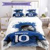 Star Player Kylian Mbappé Bed Linen Set Design for Living Room Machine Washable Perfect Gift for Friends Family