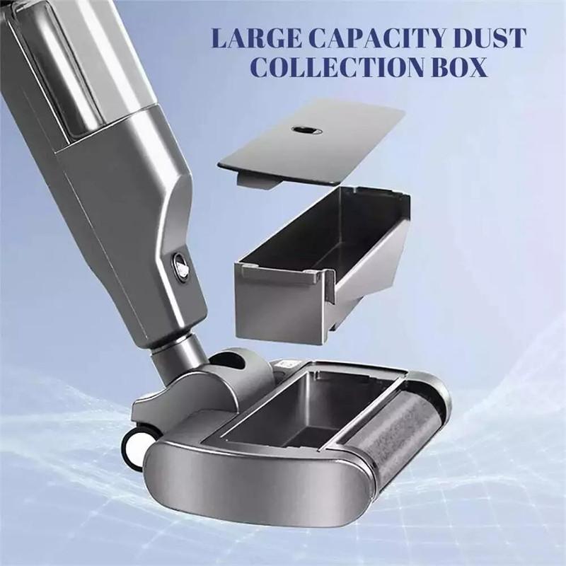 Handheld Cordless Hard Floor Sweeper Rechargeable Electric Mop Cleaner Automatic  2 in 1 Wet & Dry Home Vacuum Cleaner