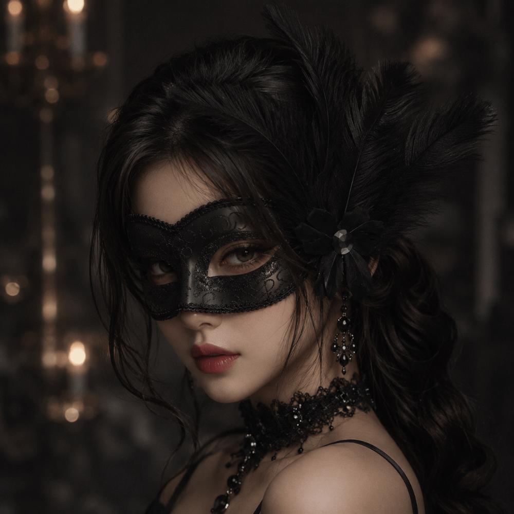 Vintage Half Face Mask Lace Edge Princess Mask Creative Masquerade Party Mask Women