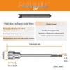 150mm Pneumatic Magnetic Hex Shank Air Screwdriver Bit