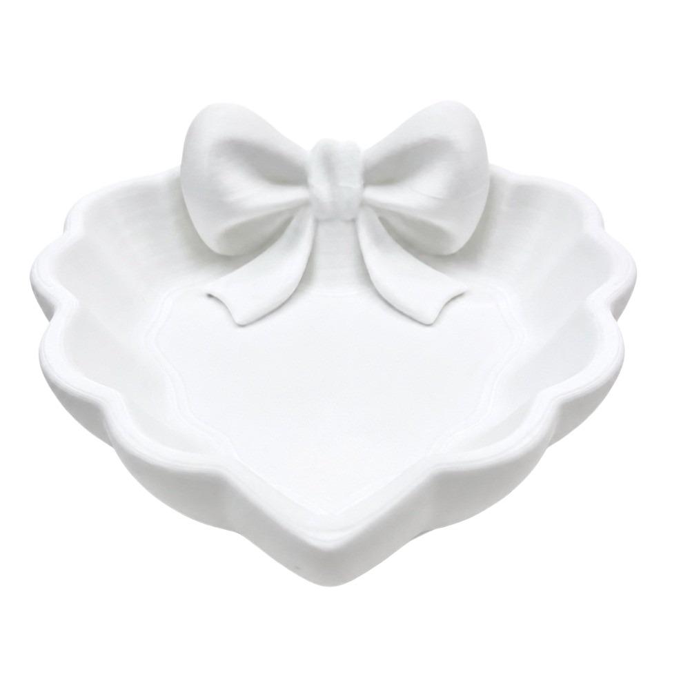 3D Printed Bow Jewelry Tray Bowknot Trinket Dish Ring Holder Dresser Vanity Desk