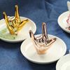 Jewelry Tray Ceramic "I LOVE YOU" Rings Earrings Necklaces Bracelets Holder Decorative Jewelry Organizer Home Decor