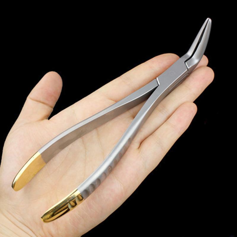 High Quality Dentistry Root Fragment Tooth Extraction Forceps Pliers Instrument Dental Curved Maxillary Mandibular Tools