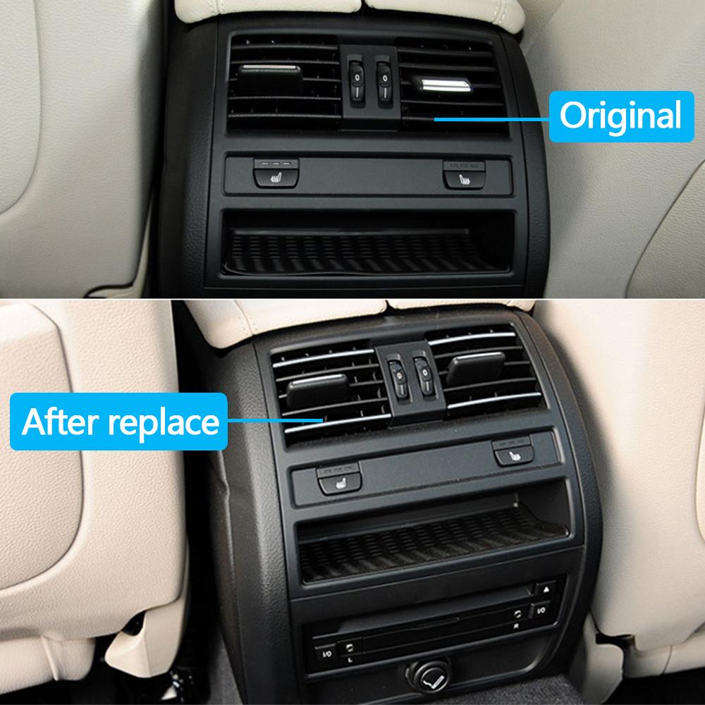 Rear Console Conditioner Fresh Air Ventilation Grille Compelet Part For BMW 5 Series F10 F11 520 523 525 528 530 64229172167