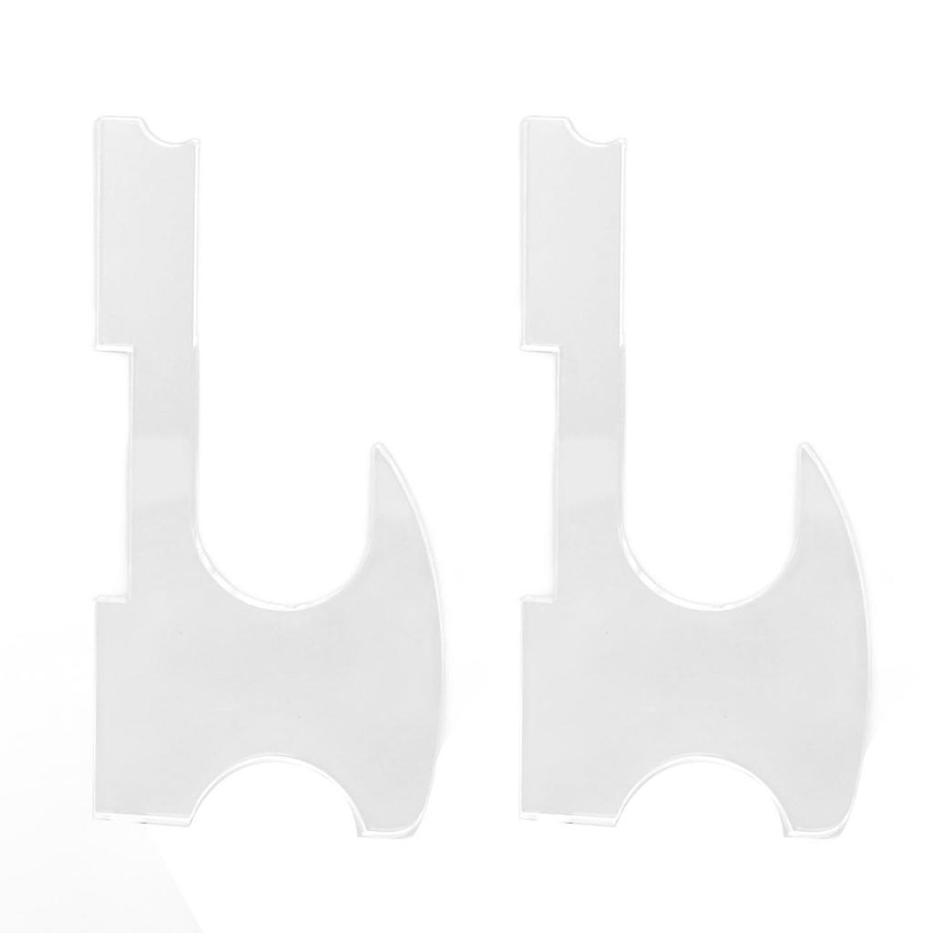 2PCS   Stand Wall Mount Holder Acrylic Easy Installation Wand Stand for Wand Cosplay