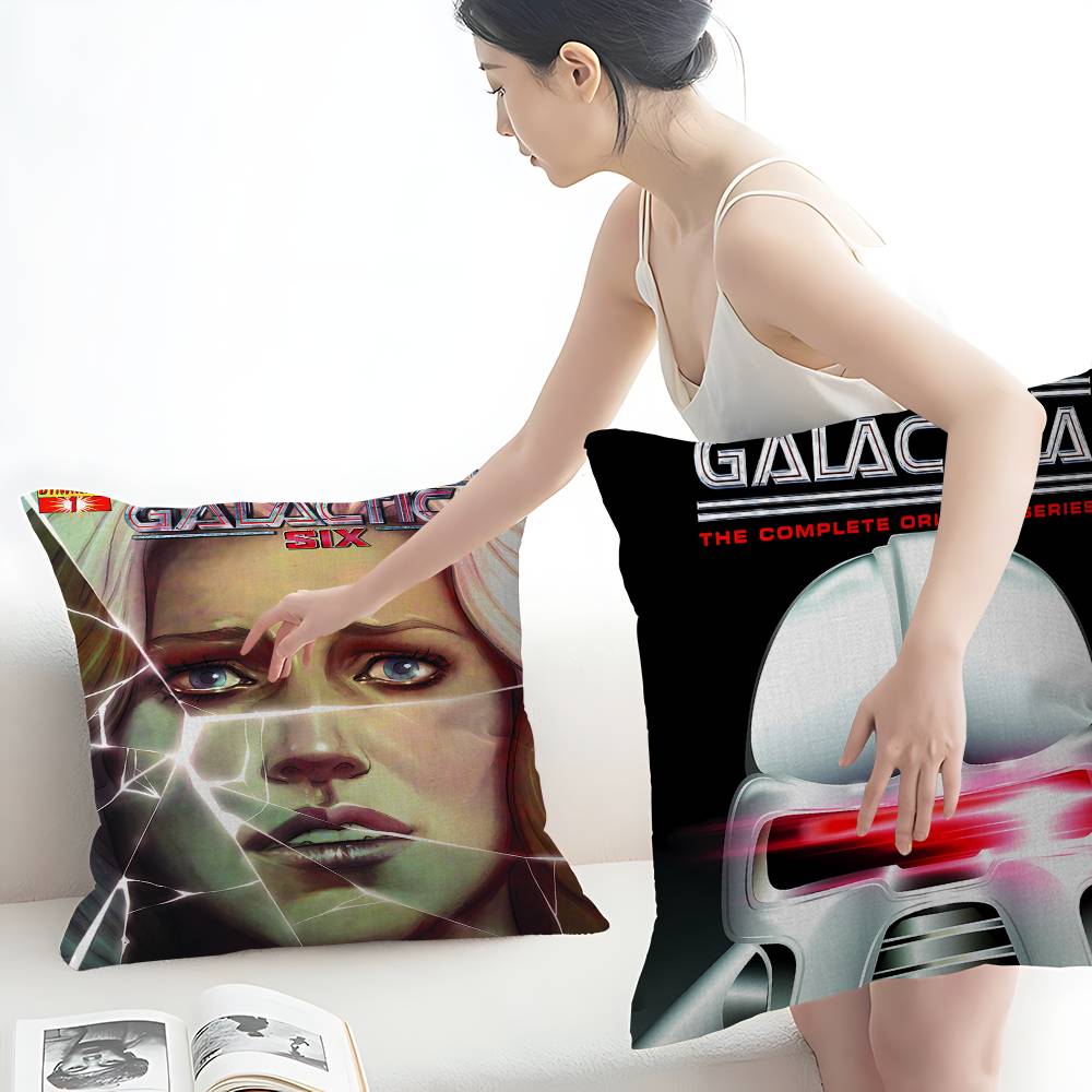 Battlestar Galactica Movie Cushion Cover Inches Farmhouse Decor Home Throw Pillow Covers for Couch Decorations