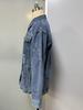 Women's Versatile Ripped Denim Jacket - European & American Style, Loose Fit