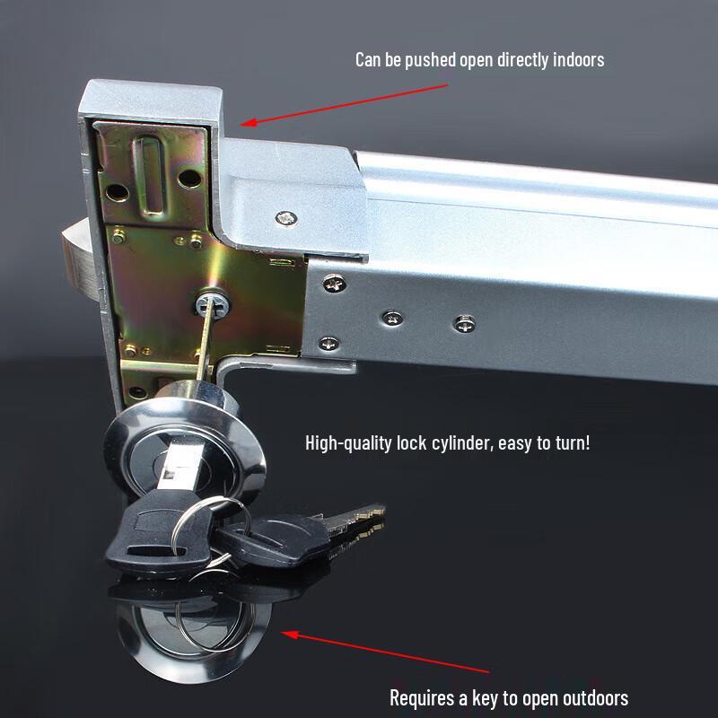 304 Stainless Steel Fire Escape Push Bar Lock