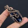 Sodalite Pendant Handmade Gemstone Jewelry, 999 Copper Wire Wrapped Pendant ,Unique Design Jewelry Pendant