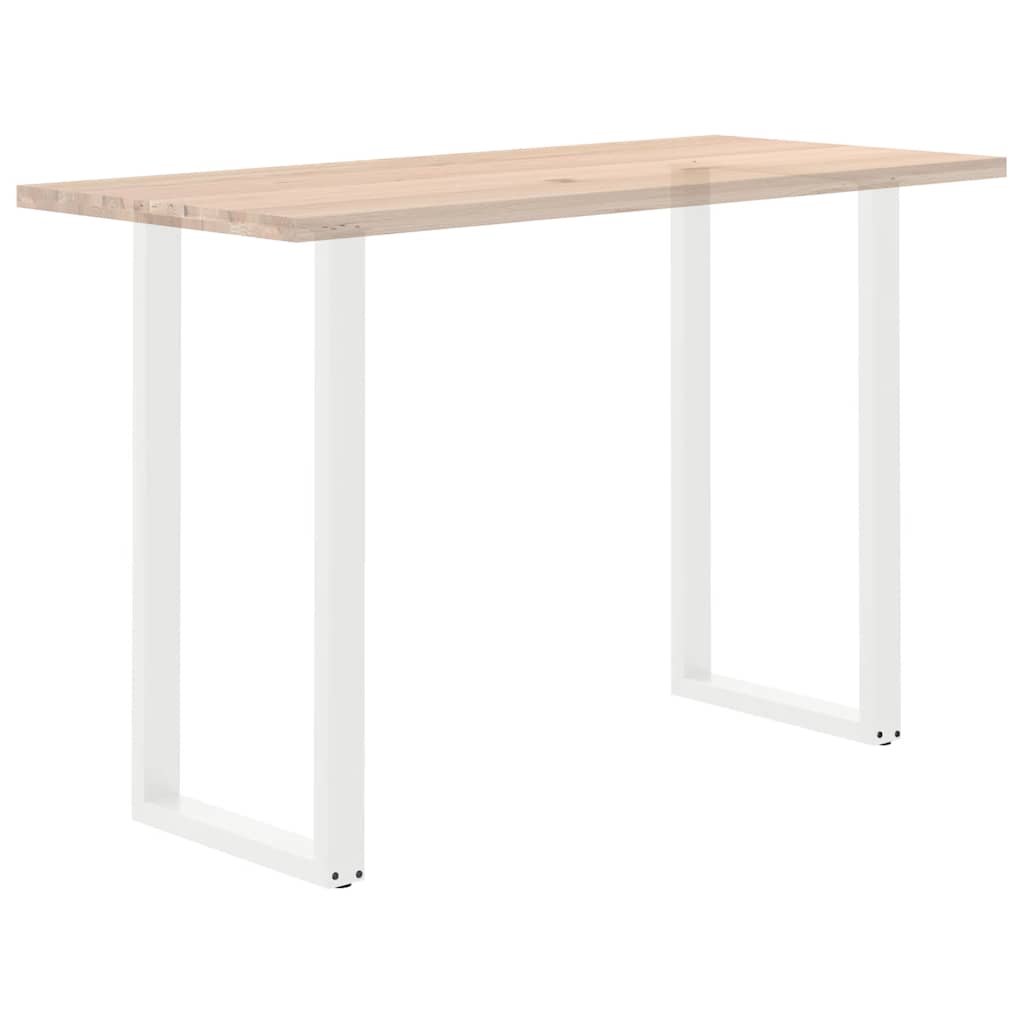 Vidaxl Nogi Do Stolika Kawowego, 2 Szt., Białe, 60X(110-111) Cm, Stal