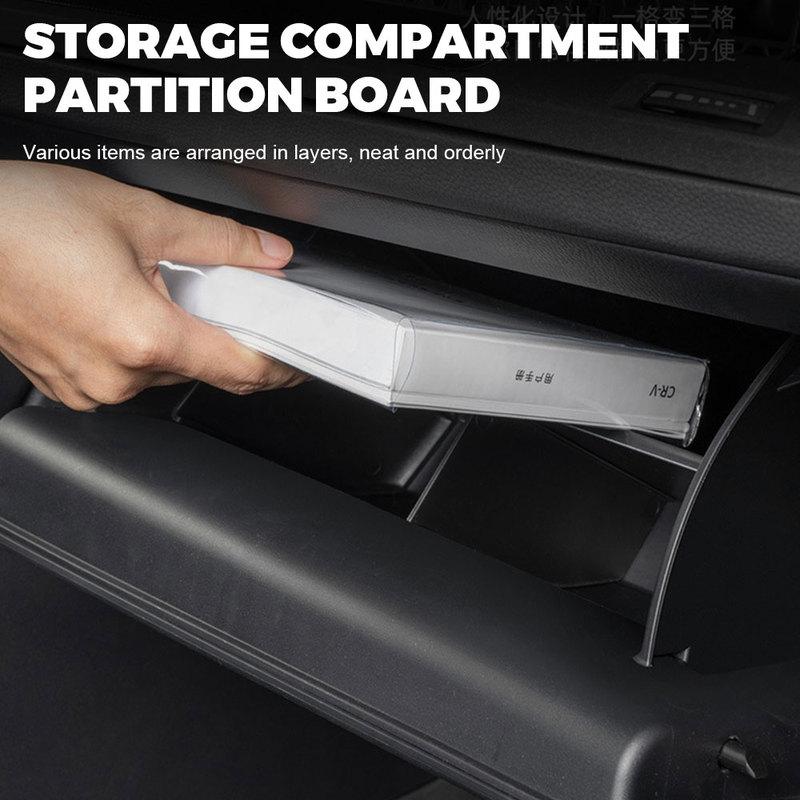 LHD for Honda CRV CR-V 6th  2024 Car interior decoration accessories ABS storage box glove box partition plate