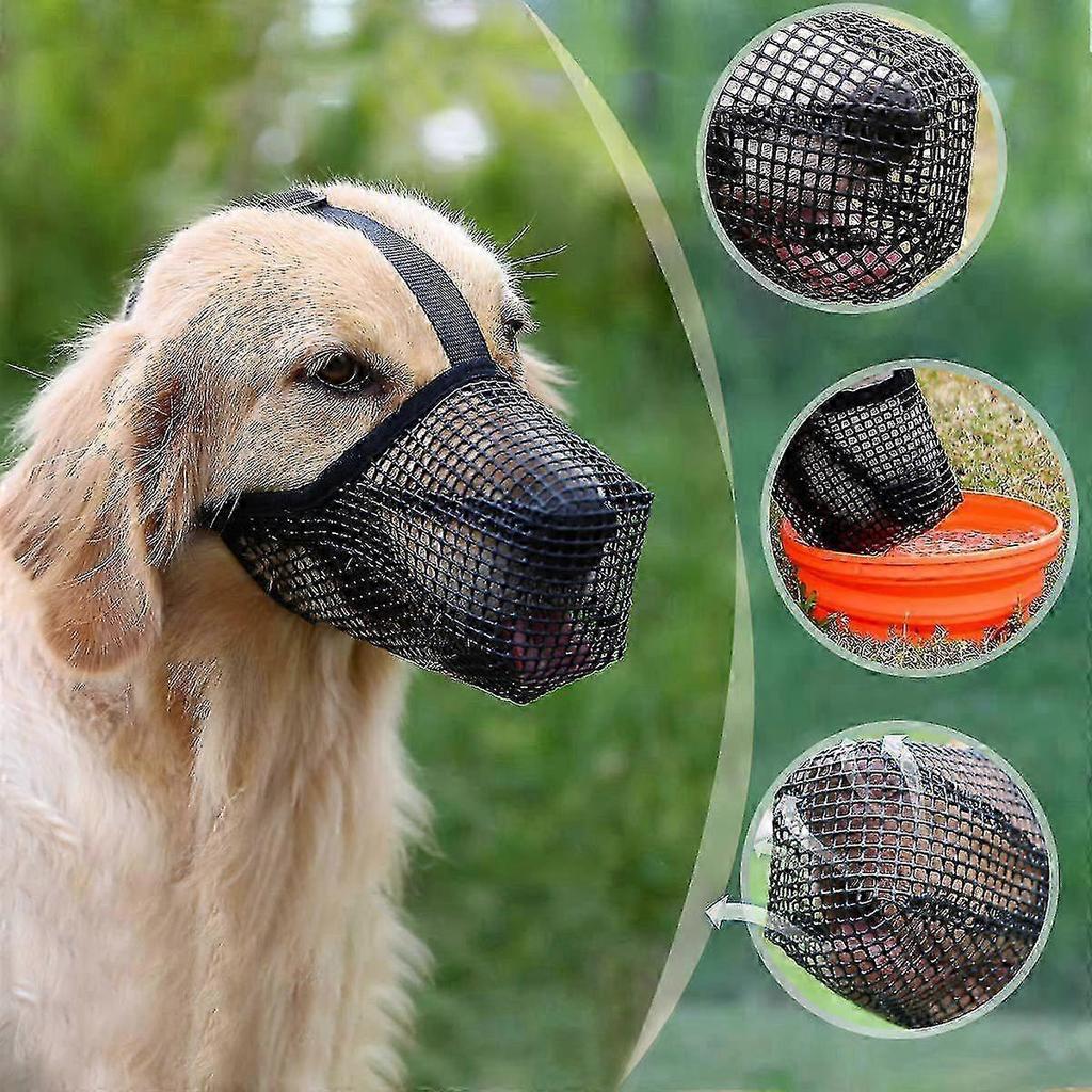 2025 Dog Muzzle, Soft Mesh Dog Mouth Cover