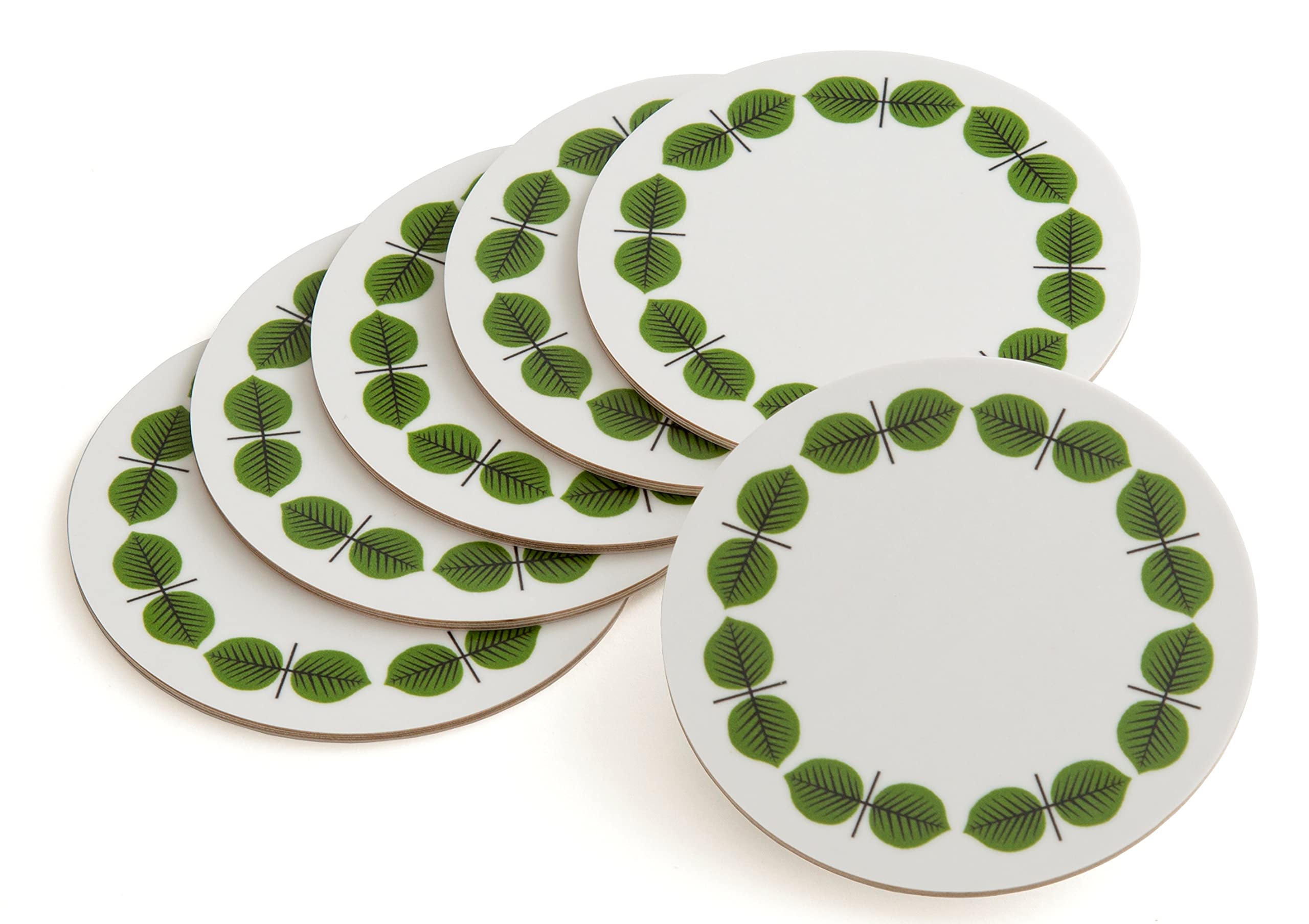 

Набор из 4 подставок Stig Lindberg от Stig диаметром 10 см Bersa Lindberg, зеленый, зелёный