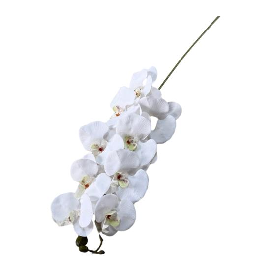 Faux Orchid Stems 39 Inch Artificial Phalaenopsis Flowers with 9 Heads Full Blooms for Valentine's Day Home Office Wedding Party Decor