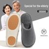 Women's & Men's Anti-slip Plush Slippers - Silent and Warm Cotton for Elderly, Autumn/Winter Indoor Use, 2025 Collection.