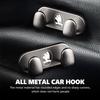 AAAJF1 Car Logo Metal Hooks Home Wall Double Hooks Interior Accessories For Skoda octavia a5 a4 mk1 2 fabia superb rapid mk3 yeti 2006