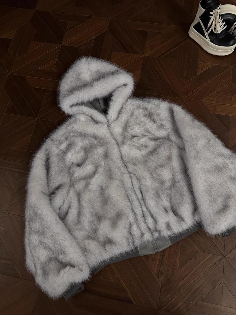 RTIMFD Wendbare Dicke Wildleder Fliegerjacke mit Pelzfutter