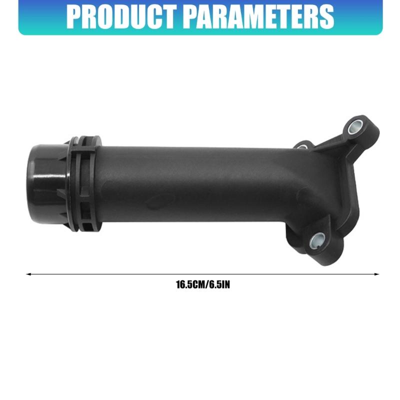 Coolant Distribution Pipe Outlet Heat Resistant Plastic Water Hose Joint Replaces E90E91E92E93 for 3.0L 4.4L Engines