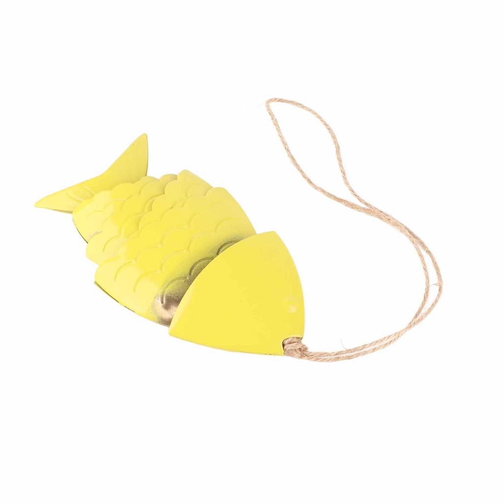 Campanelli Eolici Colorati a Forma di Pesci Koi Artigianato in Metallo Decorazioni da Appendere all'Esterno Sottotetto Campanello Eolico a Forma di Pesce