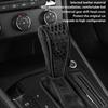 Cubierta de Palanca de Cambios de Coche Cuero Antideslizante Resistente al Desgaste Funda de Marcha Automática para Coche Decoración de Coche