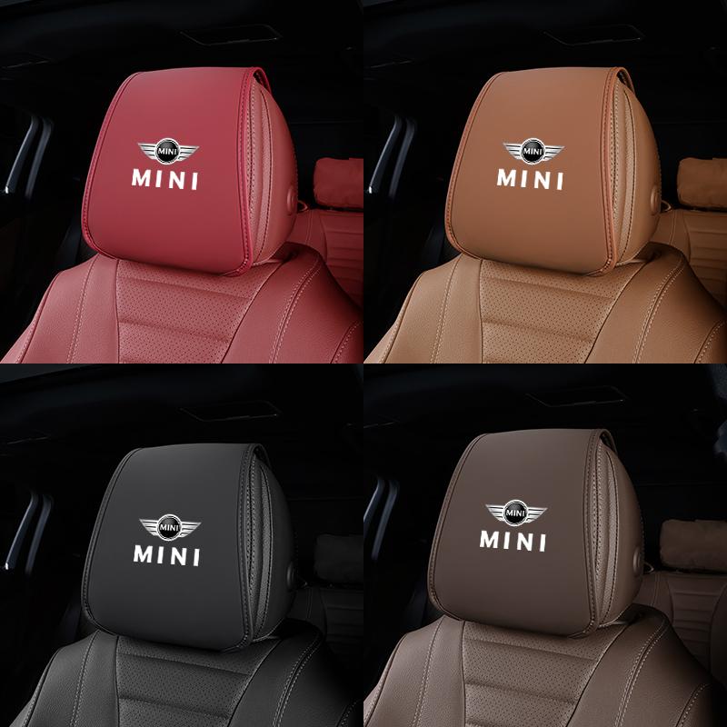 Car Seat Pillow Cover Auto Headrest Protective Shell For BMW Mini Works Cooper F54 F55 F56 F57 F60 R50 R52 R53 R55 R56 R57 R58
