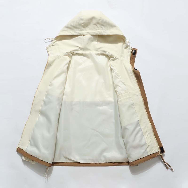 Large Size Jacket Spring and Autumn Hooded Jacket Jacket Men's Spring and Autumn Teen Handsome Versatile Loose