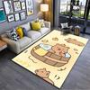 Cute Bear Cartoon with Citrus Suitable for Use As an Anti-slip Game Mat for Living Room and Bedroom Sofas
