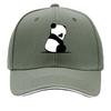 Cute Peeking Panda And Sitting Panda Illustration Sandwich Baseball Cap Sun Cap Outdoor Workouts Hat