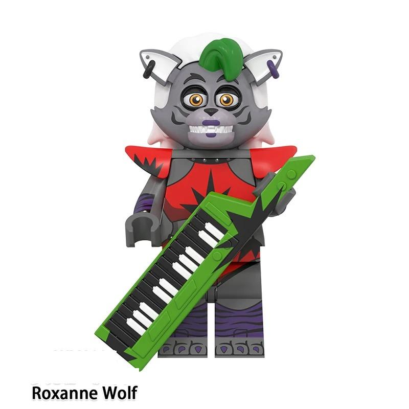 NUEVO Juego FNAF Nights Figura Mini Figuras Bloques de Construcción Esqueleto Juguetes de Terror regalo juguetes para niños molde rey