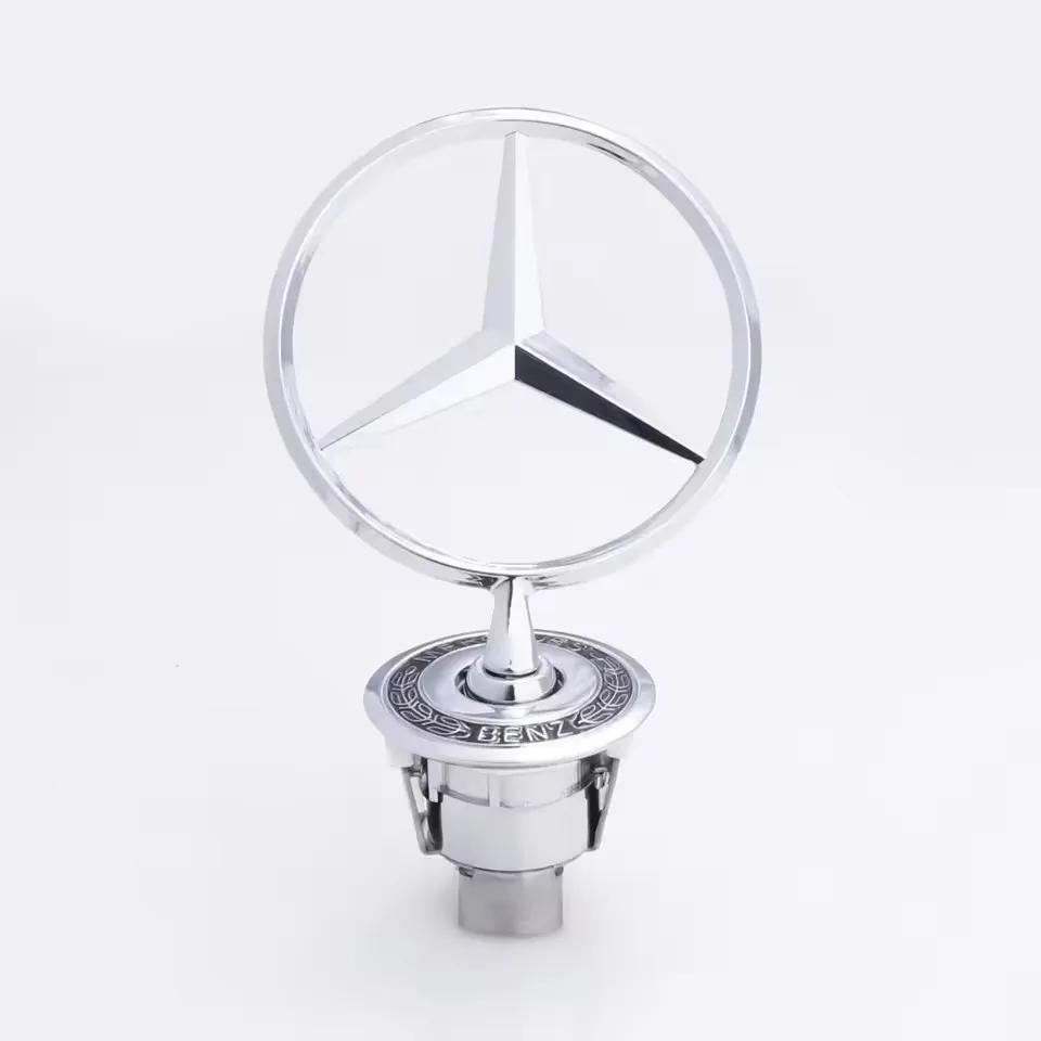 UTES2 Metal Star Bonnet Hood Logo Emblem Badge AMG Maybach For Mercedes Benz W204 W205 W203 W211 W212 W213 C180 C200 E200 E260L S A1