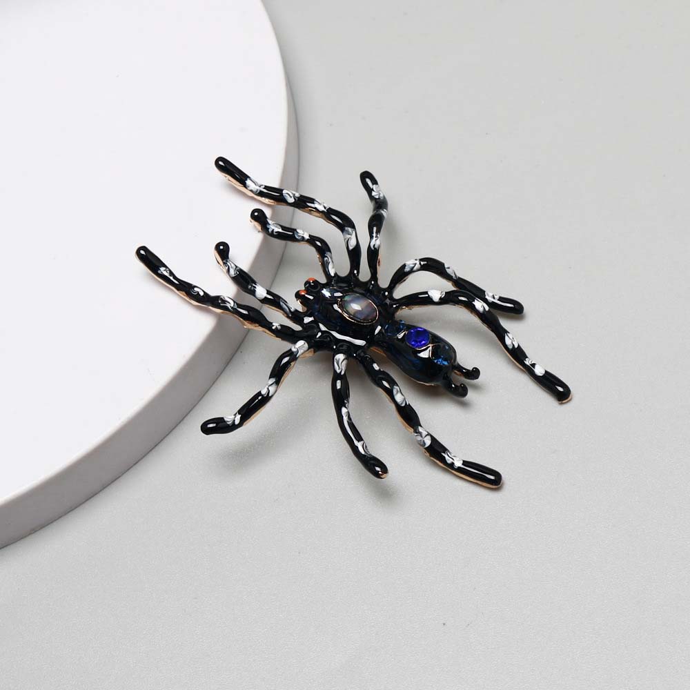 Bag Ornament Halloween Spider Brooch Clothes Backpack Poisonous Spider Brooches  Cosplay Party