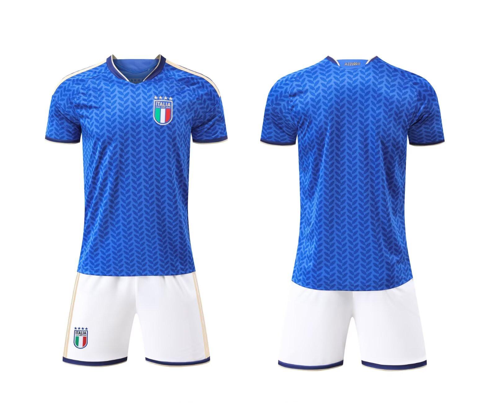 26-27 ** Italy home national team football jersey children s jersey adult 14 yards -3XL 14 yards/90