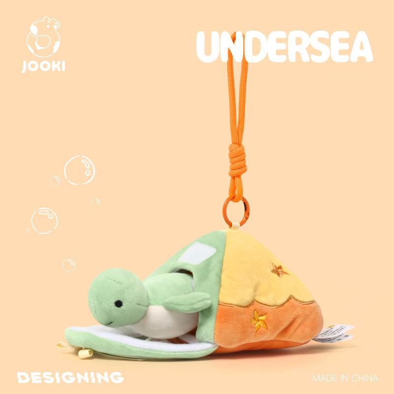 Cute Marine Animals Plush Toys Realistic Seahorse Whale Octopus Sea Turtle Starfish Kawaii Decorative Ornament Gift For Children
