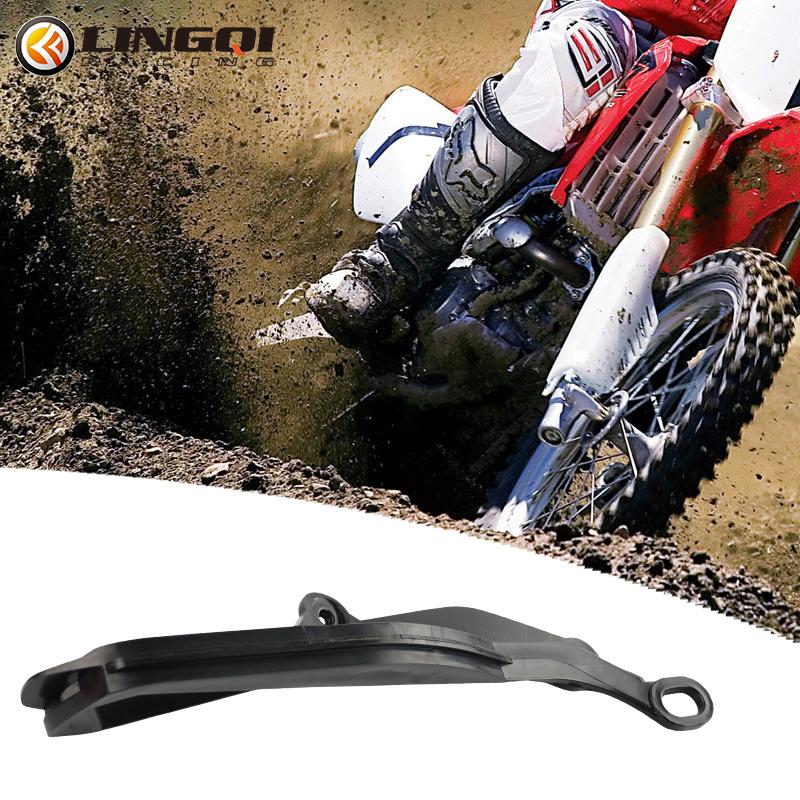 LINGQI RACING Motorcycle Chain Swingarm Chain Guide Slider Roller For Kayo T2 T4 T6 250 250cc Dirt Pit Bike Motocross Motorbike