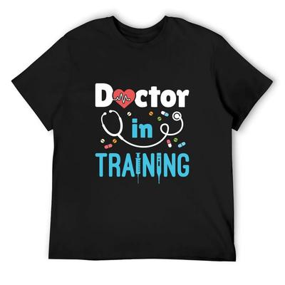 Doctor In Training Future Doctor T-Shirt Anime Tshirt Man T Shirt Cotton Graphic Tees Men T Shirts