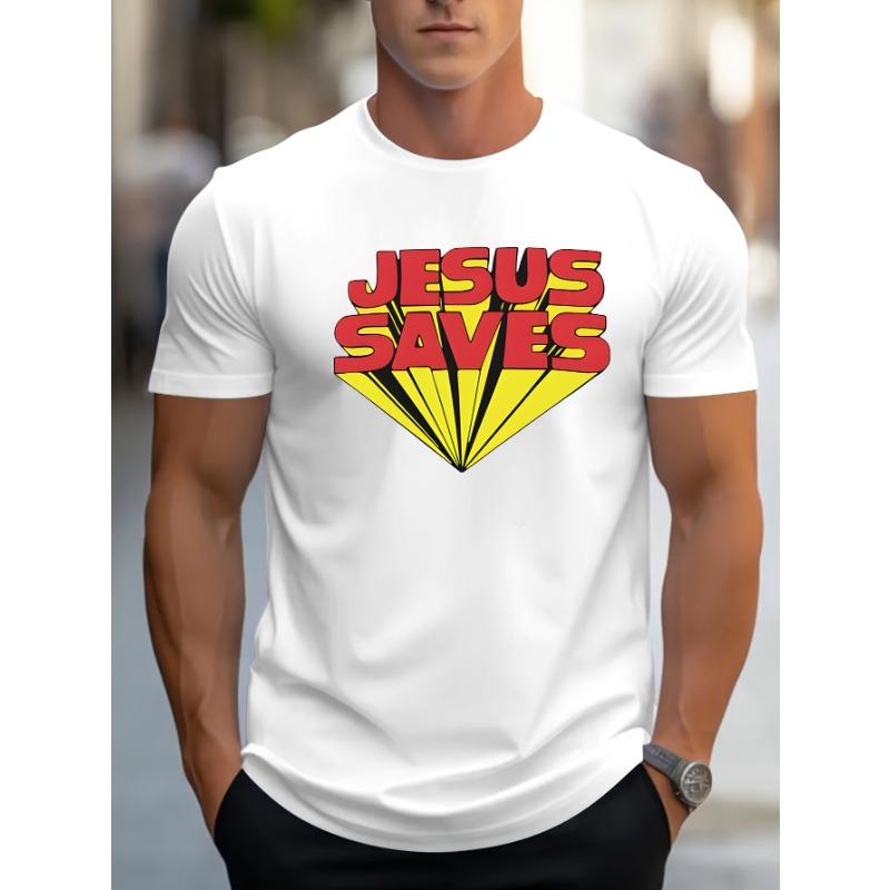 European Size Men'S Summer Print Short-Sleeve T-Shirt