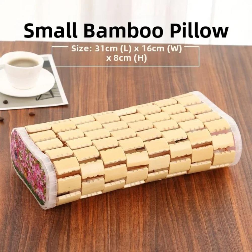 Cooling Breathable Pillow Bamboo Handwoven Bamboo Pillow New Wood Cool Pillow  Home
