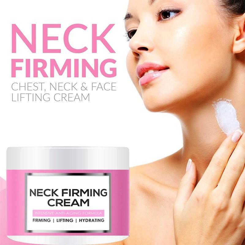 Neck Firming Cream, Anti Aging Moisturizer for Neck , Double Chin Reducer, Skin Tightening Cream - See Results In 3 Days