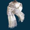 Imitation Cashmere Plaid Men's and Women's European  American  Korean and Japanese Thickened Warm Tassel Shawls and Scarves