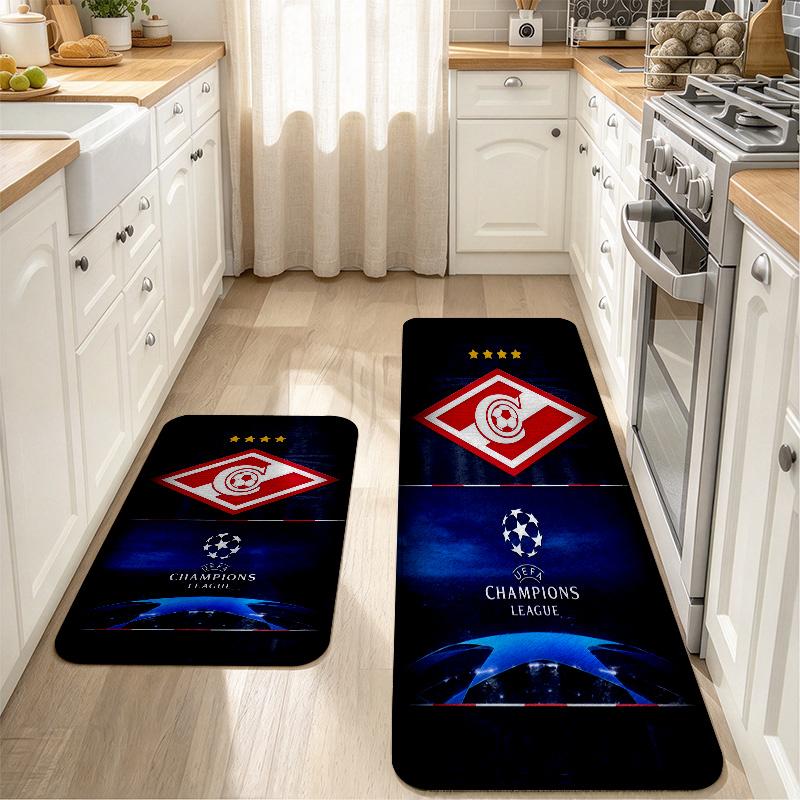 Spartak Moscow Zeal.78 Flannel Kitchen Mat Christmas Soft Area Rug Non Slip Floor Carpet Home Decoration