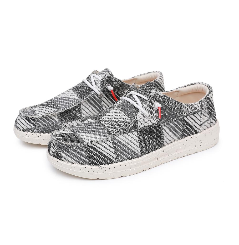 Canvas Shoes Men's Light Weight Slip-on Flat Sneakers Summer Breathable Cloth Loafers Design Espadrilles  Luxury Shoes Big Size