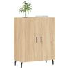 Vidaxl Cabinet, Sonoma Oak, 69.5X34X90 Cm, Wood-Based Material
