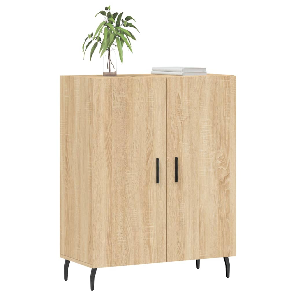 Vidaxl Cabinet, Sonoma Oak, 69.5X34X90 Cm, Wood-Based Material
