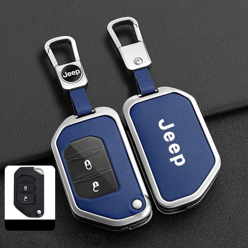 For Jeep Car Remote Key Case Cover Protector Shell For Jeep Gladiator JT Sahara JLU Wrangler JL Rubicon 2018 2019 2 3 4 Butto
