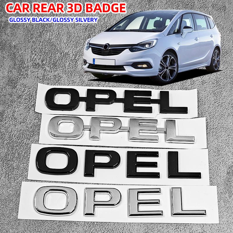 ABS Logo vozu Blatník boční Zadní zadní dveře kufr Samolepka Znak Pro Opel Astra H G J Insignia Mokka Zafira Corsa C D Antara Combo