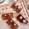 2025 French Retro Pearl Stud Earrings: Light Luxury, High-End, Niche Design