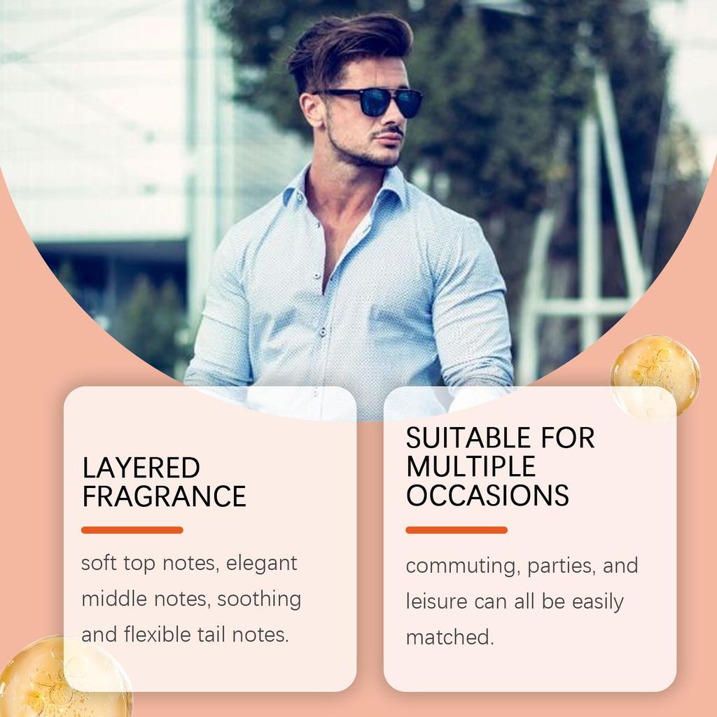 Sandalwood Charm Perfume Enhances Appeal And Leaves A Long-lasting Scent, 50ml