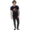 Marvel Mens Avengers Captain America Art Shield T-Shirt